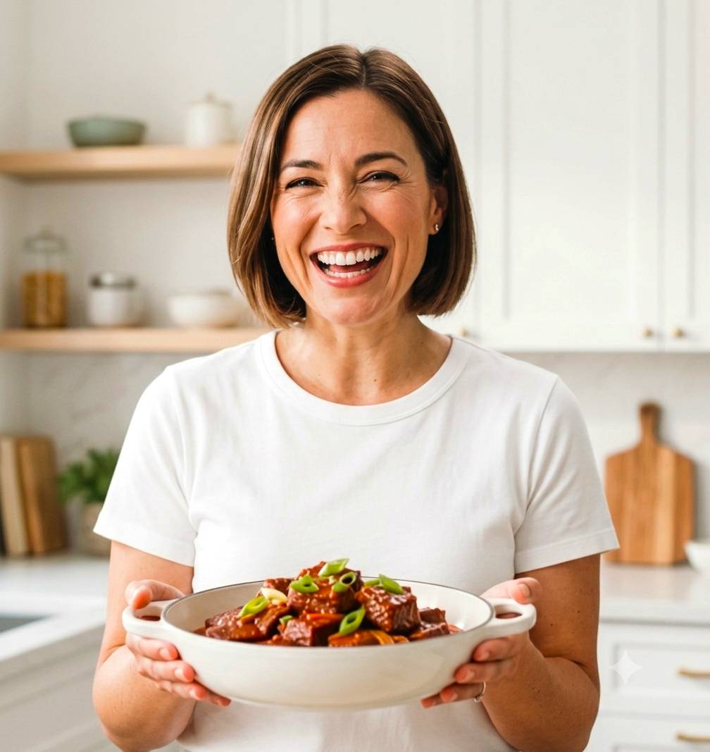 Ashley Fulgham in the kitchen