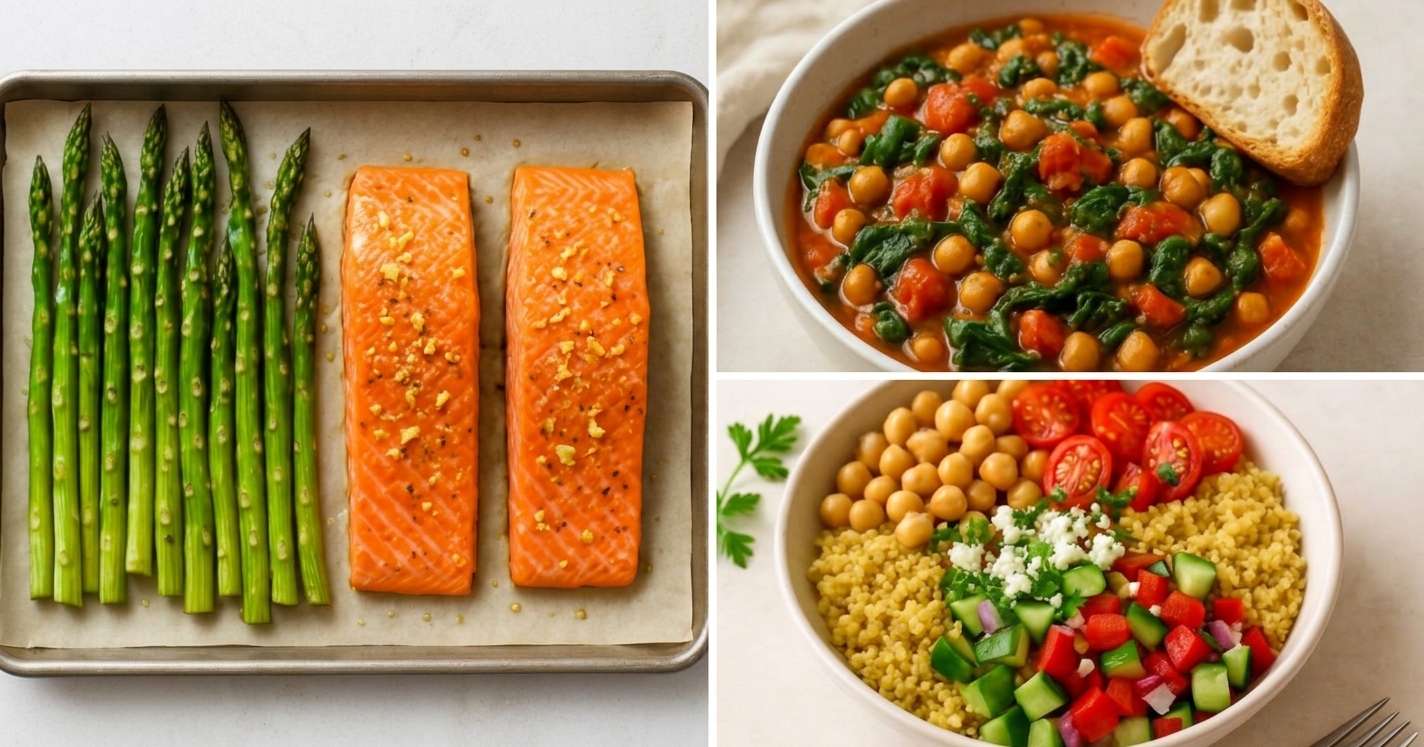 3 Quick Anti-Inflammatory Dinner Recipes for Busy Nights