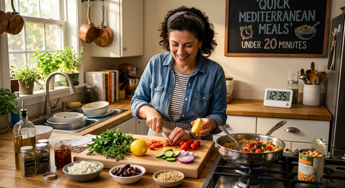 Creating Quick Mediterranean Meals Under 20 Minutes