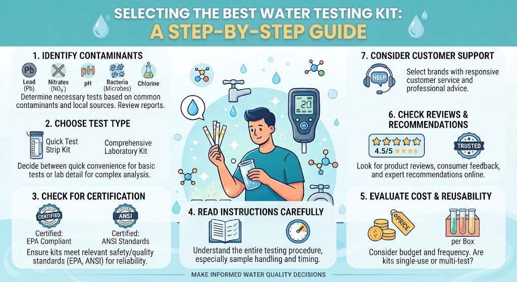 How to Choose the Right Home Water Testing Kit