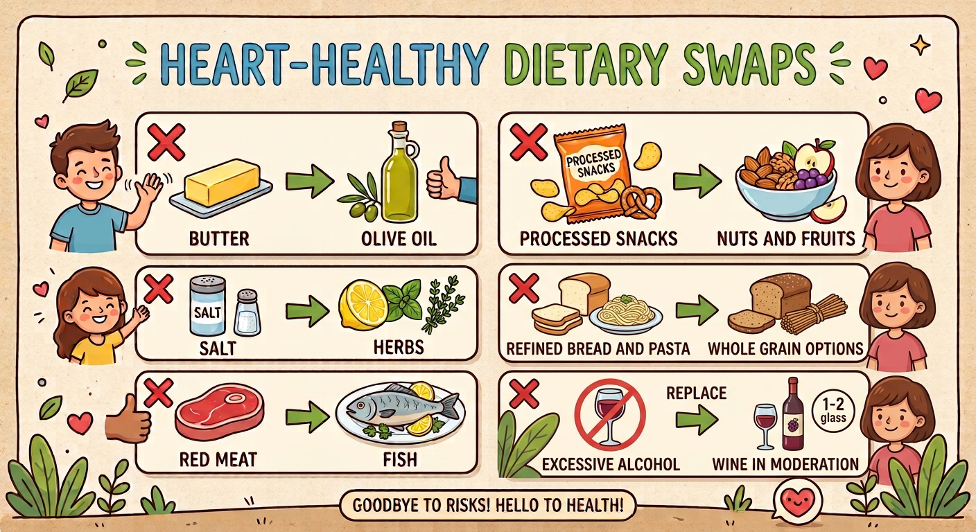 How to Make Heart-Healthy Dietary Swaps