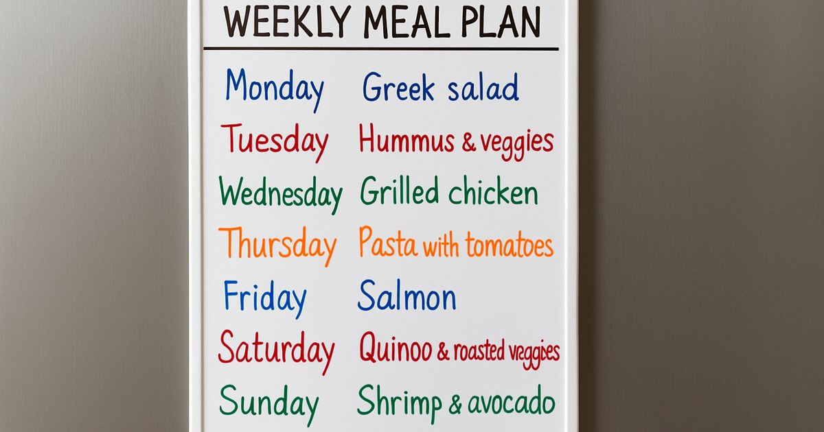 The Benefits of Visual Meal Planning