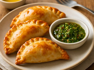 Argentinian Breakfast Empanadas with Chimichurri
