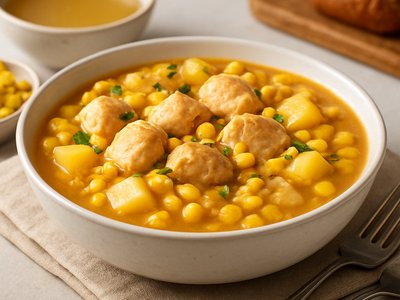 Chilean Ajiaco - Hearty Chicken and Corn Stew