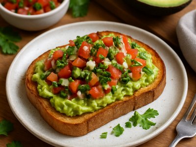 Chilean Pebre Avocado Toast