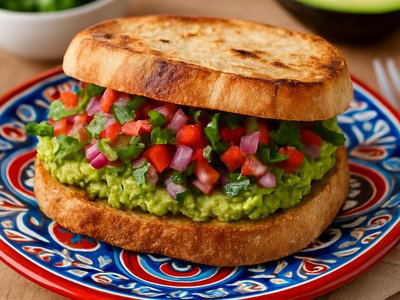 Chilean Pebre Sandwich