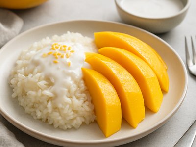 Coconut Mango Sticky Rice