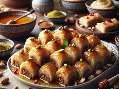 Honey-Cardamom Baklava Bites