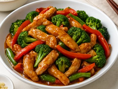 Honey Garlic Chicken Stir-Fry