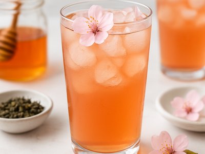 Korean Cherry Blossom Iced Tea