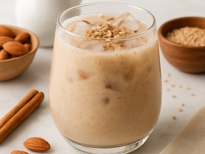 Korean Spiced Horchata (Chuseok-Style Rice Drink)