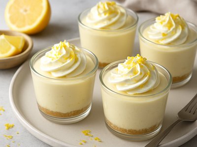 Lemon Ricotta Cheesecake Cups