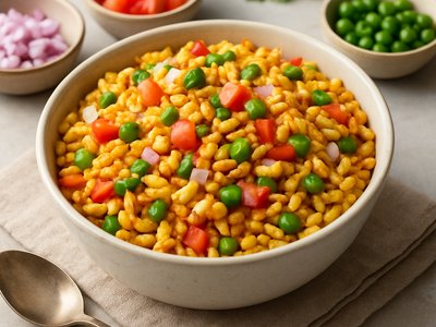 Masala Puffed Rice Snack (Murmura Chaat)