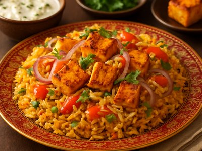 Paneer Tikka Biryani