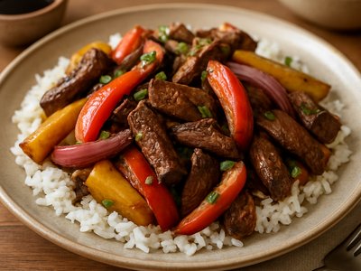Peruvian Lomo Saltado