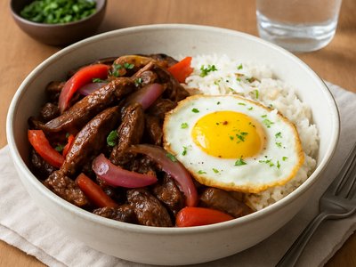 Peruvian Lomo Saltado Breakfast Bowl