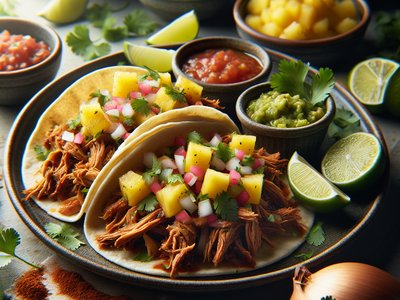 Spicy Smoky Pulled Pork Tacos