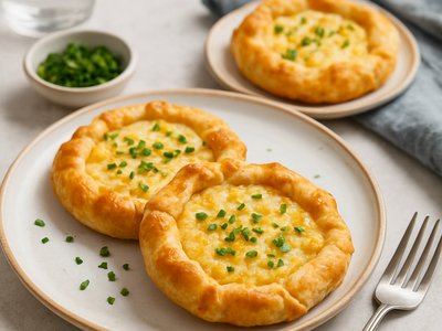 Savory Cheese and Chive Galettes