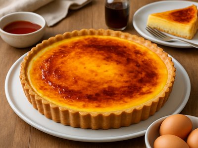Spanish Custard Tart (Tarta de Flan)