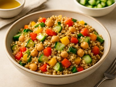 Spiced Chickpea and Quinoa Salad