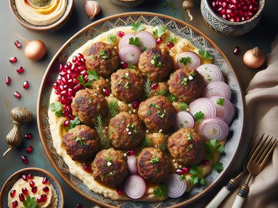 Spiced Lamb Kofta with Garlic Yogurt Sauce