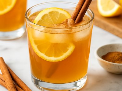 Spiced Maple Bourbon Lemonade