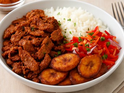 Spicy African Suya Breakfast Bowl