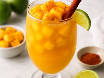 Spicy Mango Lime Agua Fresca