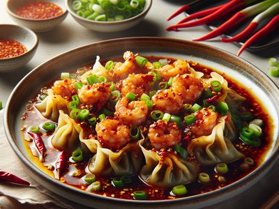 Spicy Szechuan Wontons