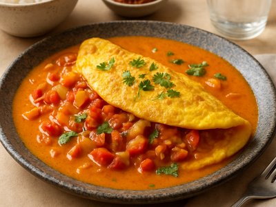 Thai Coconut Curry Omelette