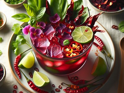 Thai Basil and Coconut Sparkler
