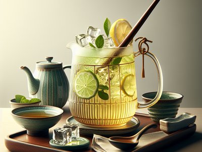 Matcha Lavender Lemonade